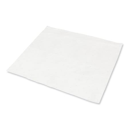 Hospeco Sorbent Pad, 0.14 gal Vol Absorbed per Pkg, White, 200 PK OS-SRB-P
